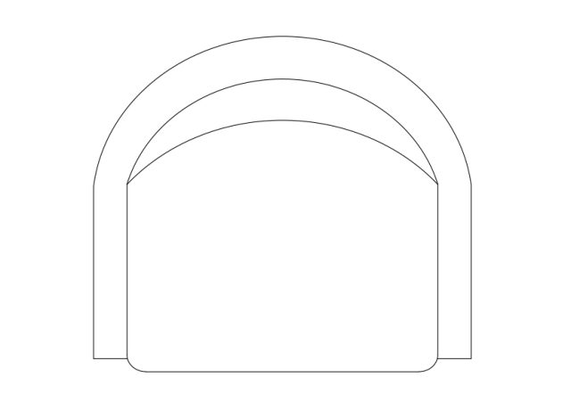 Free Armchair top view CAD Block – DWG, DXF, PDF Format