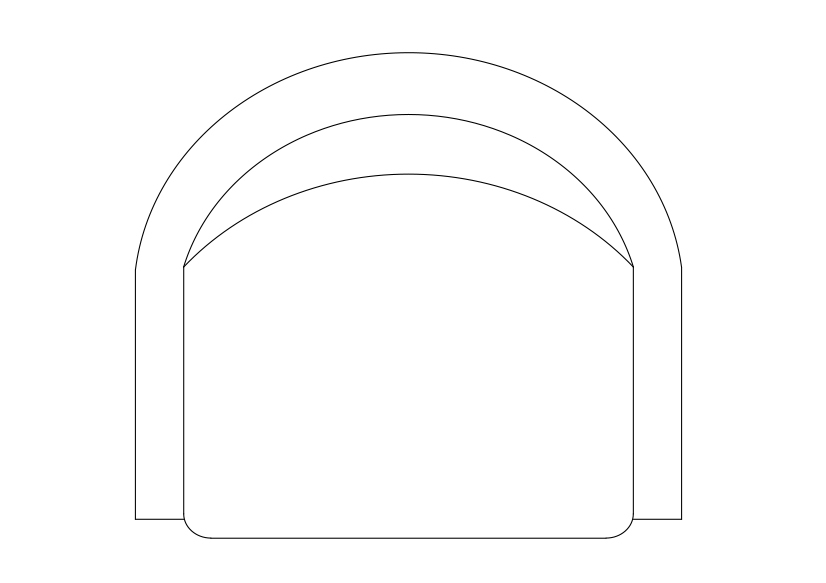 Free Armchair top view CAD Block – DWG, DXF, PDF Format