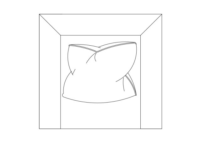 Free Armchair top view CAD Block – DWG, DXF, PDF Format