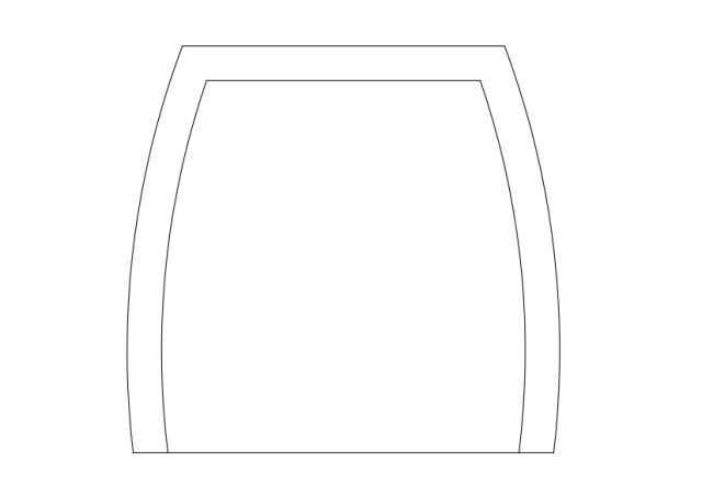 Free Armchair top view CAD Block – DWG, DXF, PDF Format
