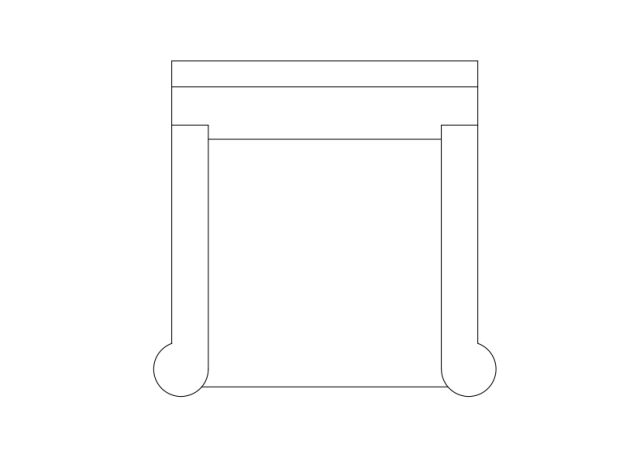 Free Armchair top view CAD Block – DWG, DXF, PDF Format