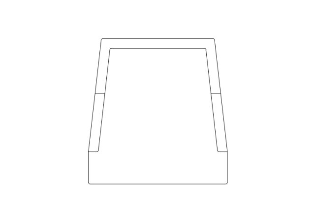 Free Armchair top view CAD Block – DWG, DXF, PDF Format