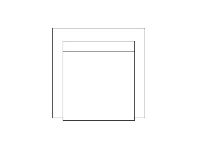 Free Armchair top view CAD Block – DWG, DXF, PDF Format