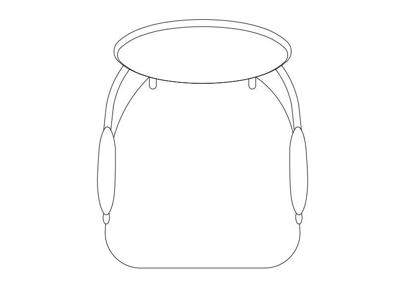 Free Chair top view CAD Block – DWG, DXF, PDF Format
