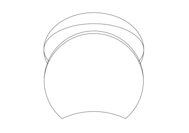 Free Chair top view CAD Block – DWG, DXF, PDF Format