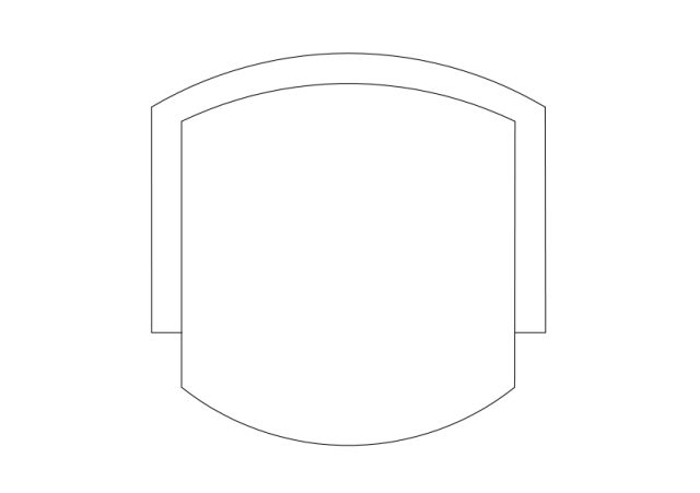 Free Chair top view CAD Block – DWG, DXF, PDF Format