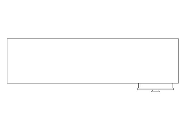 Free Chest of drawers top view CAD Block – DWG, DXF, PDF Format