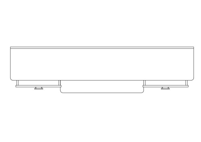 Free Chest of drawers top view CAD Block – DWG, DXF, PDF Format