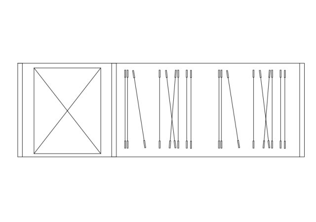 Free Closet top view CAD Block – DWG, DXF, PDF Format