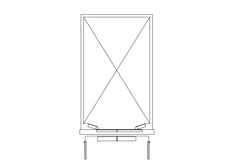 Free Dumbwaiter Top View CAD Block – DWG, DXF, PDF Format