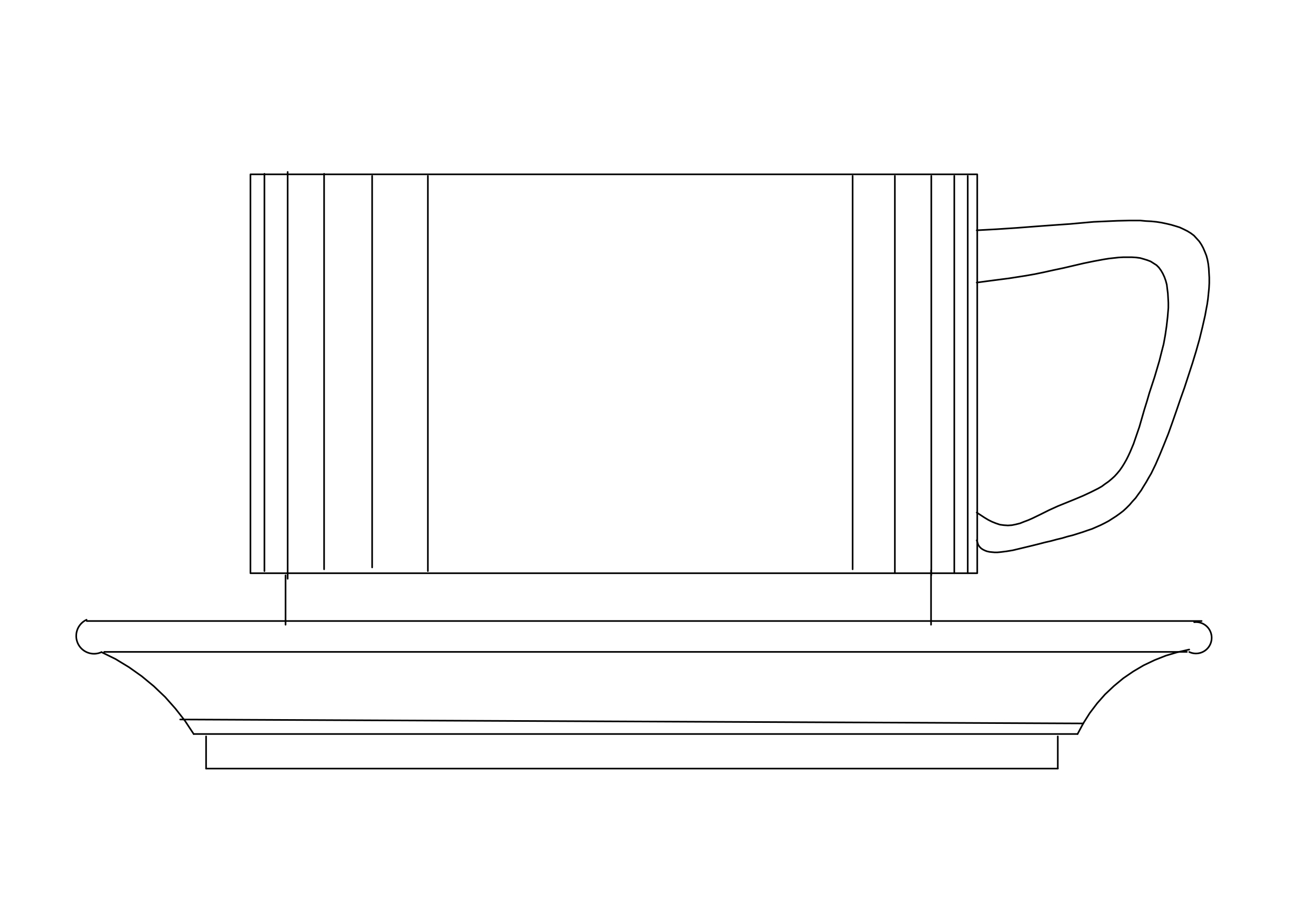 Free Coffee cup CAD Block – DWG, DXF, PDF Format