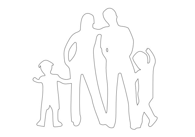 Free People Standing Elevation CAD Block – DWG, DXF, PDF Format