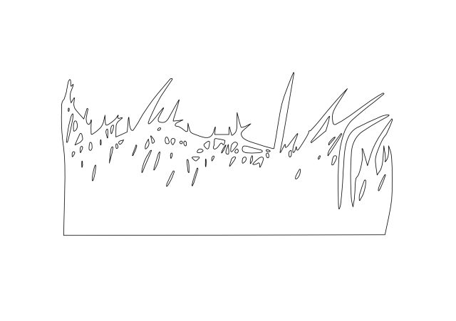 Free Grass Elevation CAD Block – DWG, DXF, PDF Format