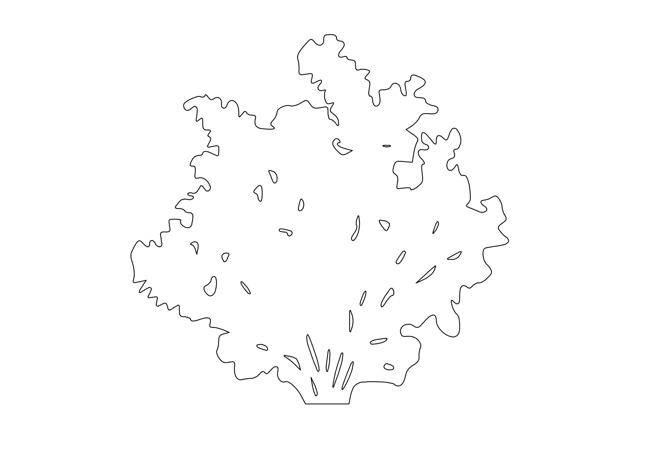 Free Plant Elevation CAD Block – DWG, DXF, PDF Format