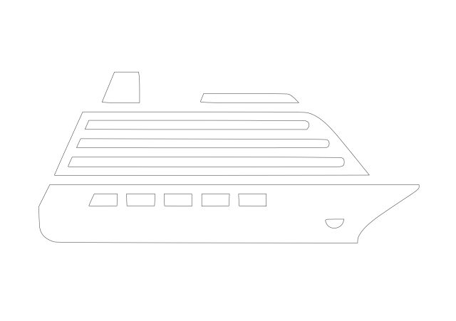 Free Cruiser Symbol CAD Block Icon – DWG, DXF, PDF Format