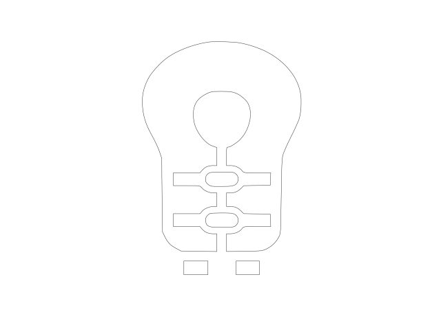 Free Life Vest Symbol CAD Block Icon – DWG, DXF, PDF Format