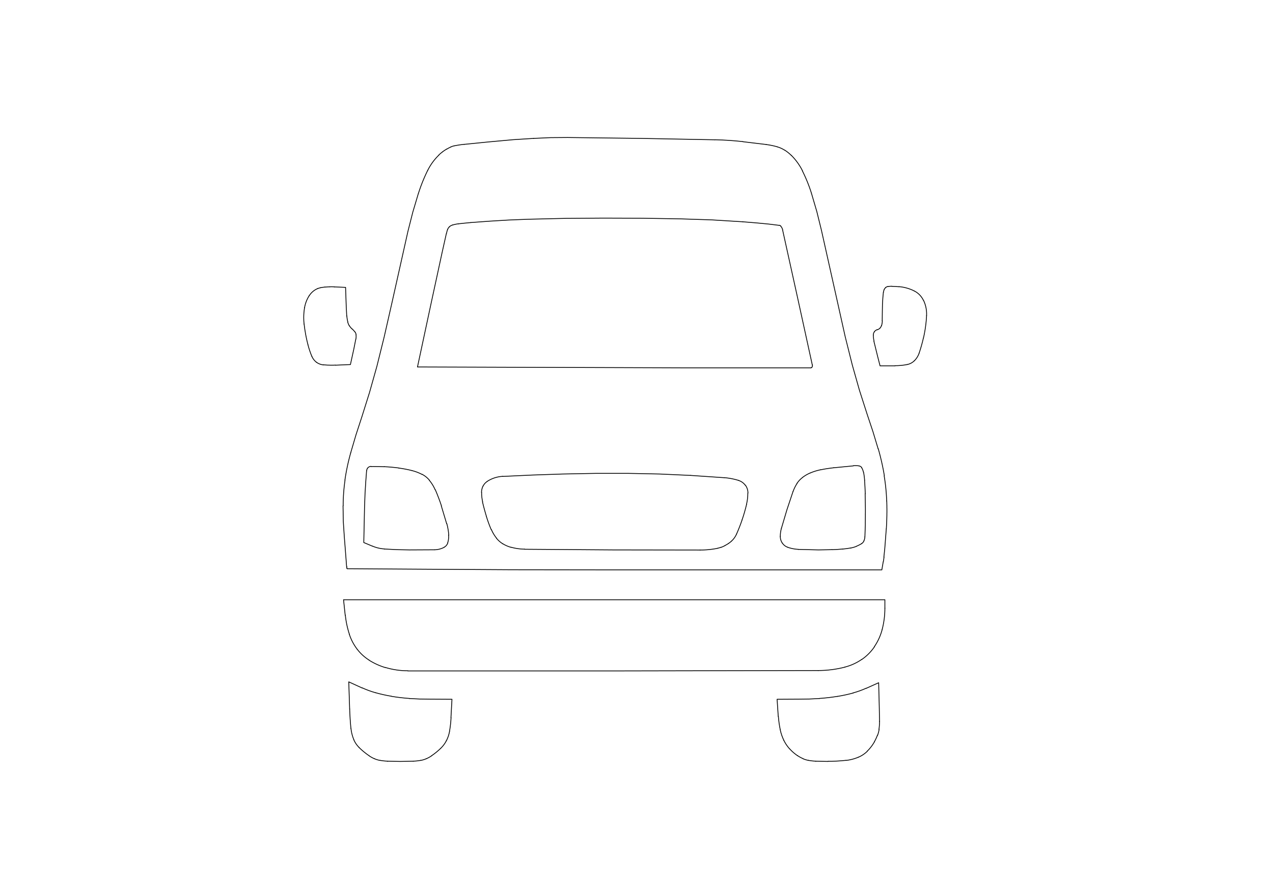 Free Car Symbol CAD Block Icon – DWG, DXF, PDF Format