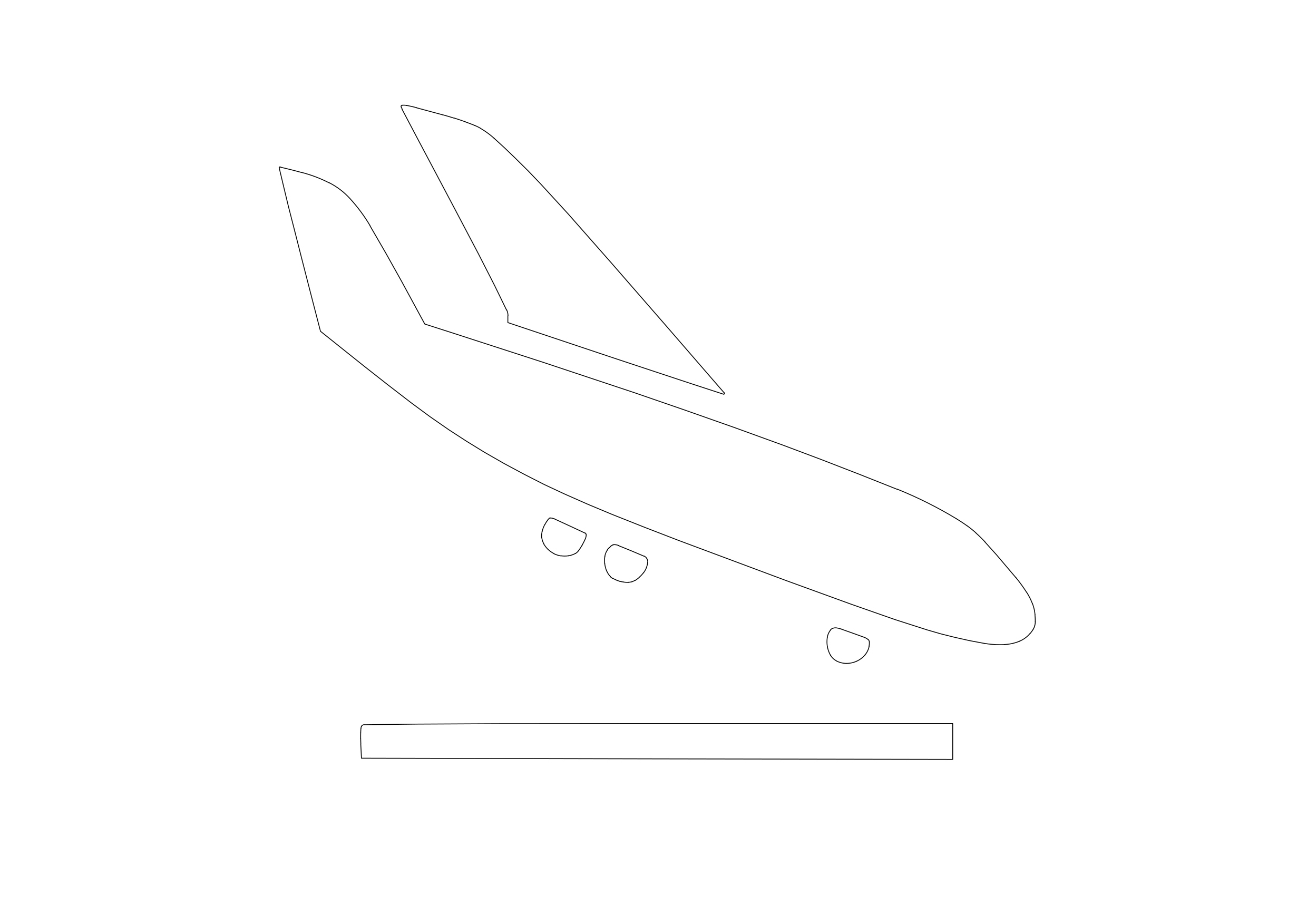 Free Airplane Landing Symbol CAD Block Icon – DWG, DXF, PDF Format