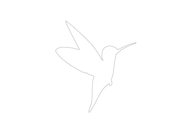 Free Colibri CAD Block – DWG, DXF, PDF Format