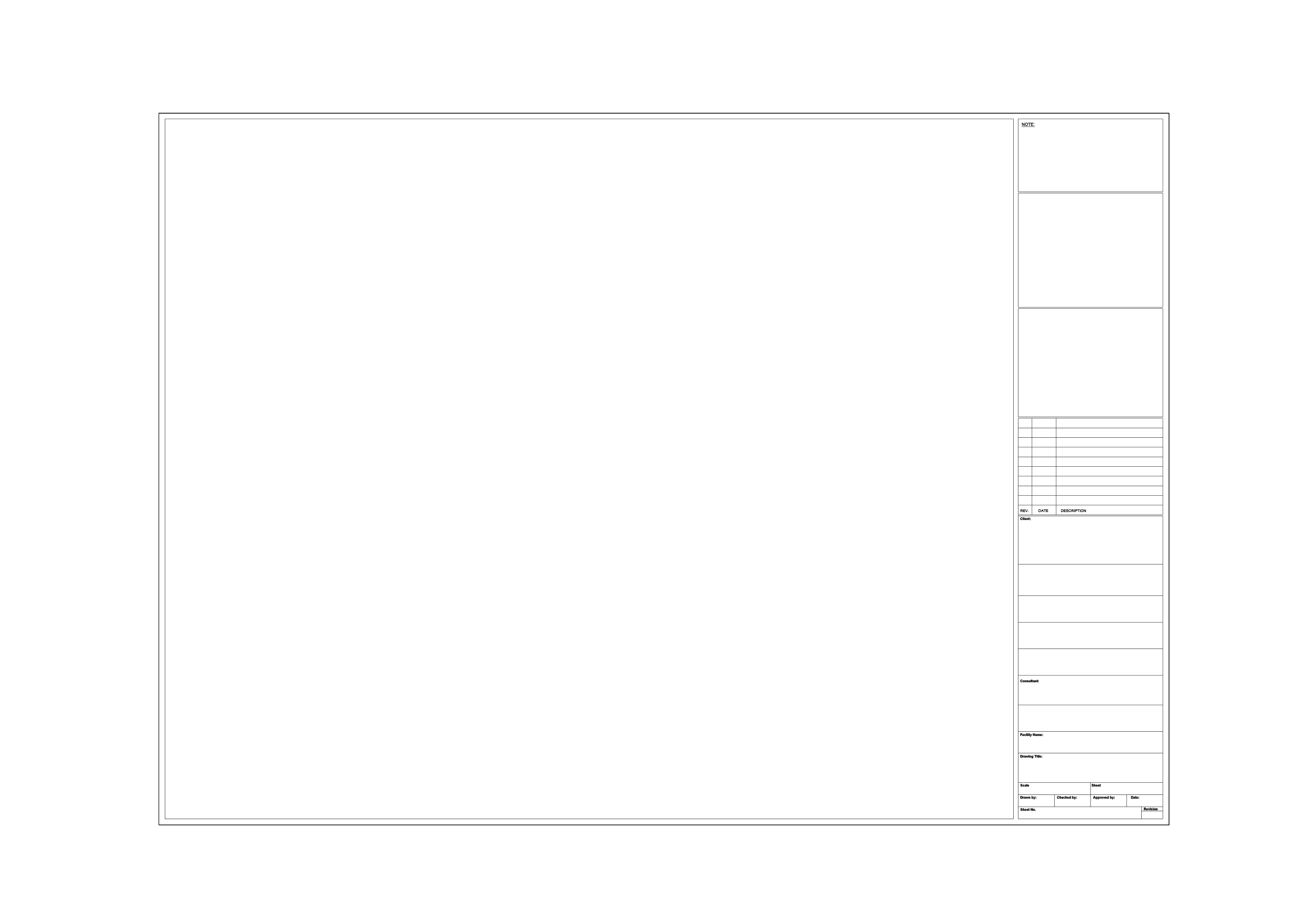 Free Title Block Template CAD Block – DWG, DXF, PDF Format