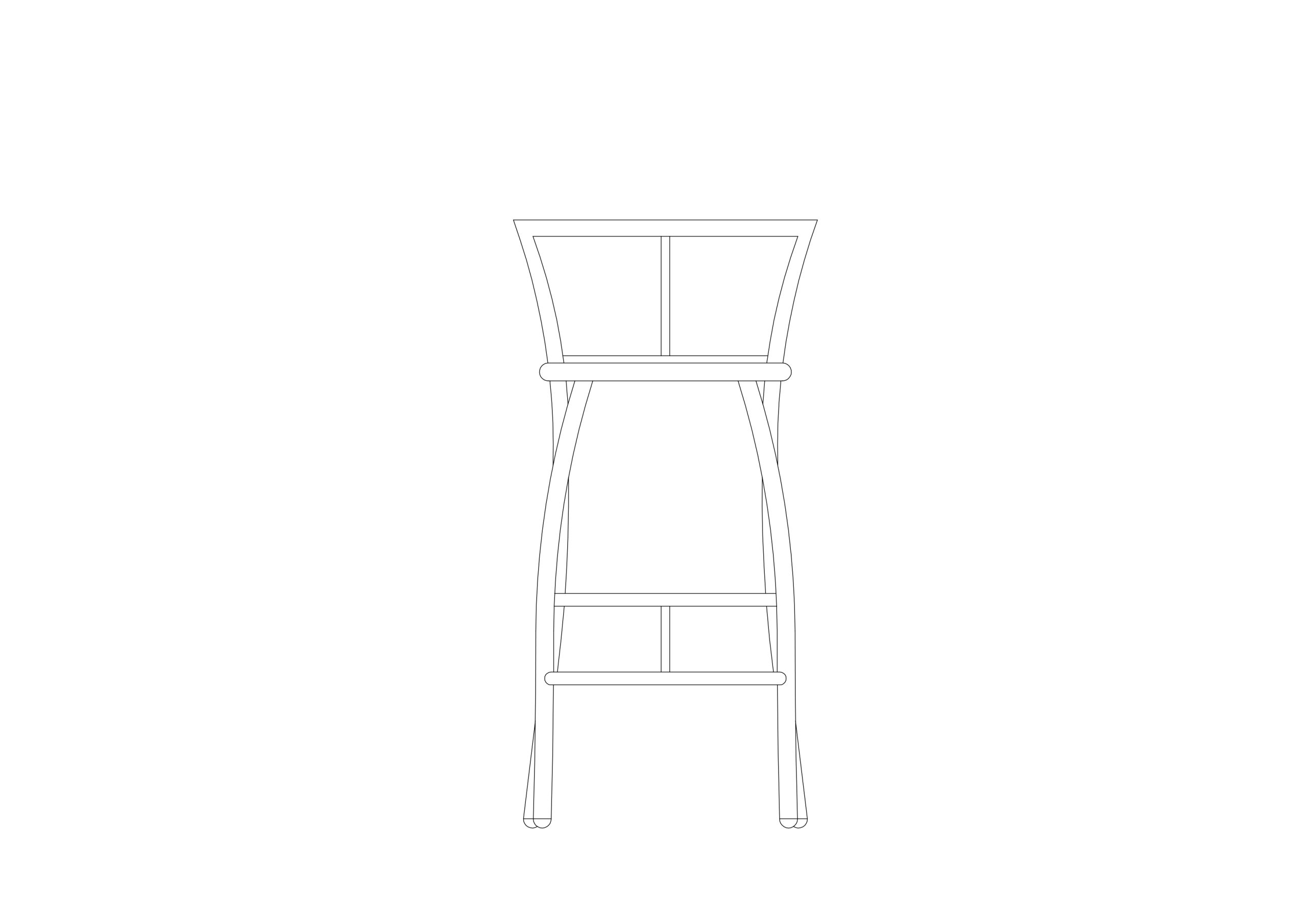 Free Stool elevation CAD Block – DWG, DXF, PDF Format