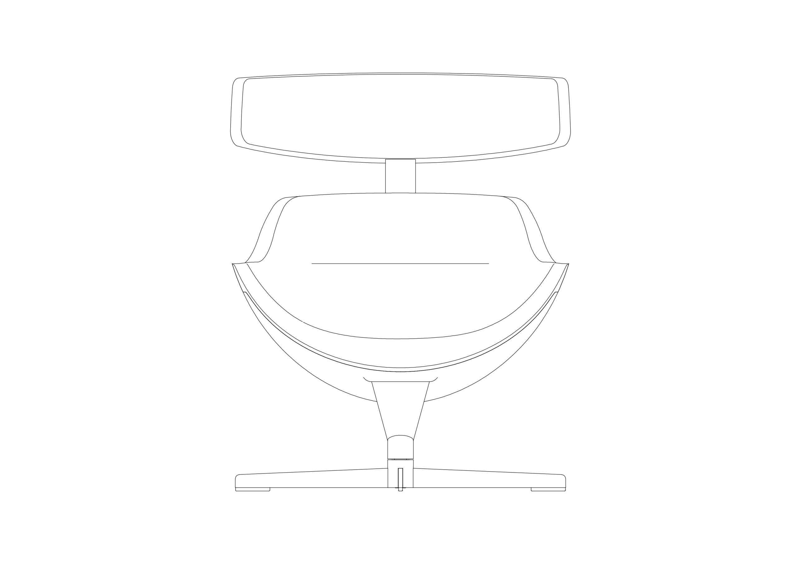 Free Chair Elevation CAD Block – DWG, DXF, PDF Format