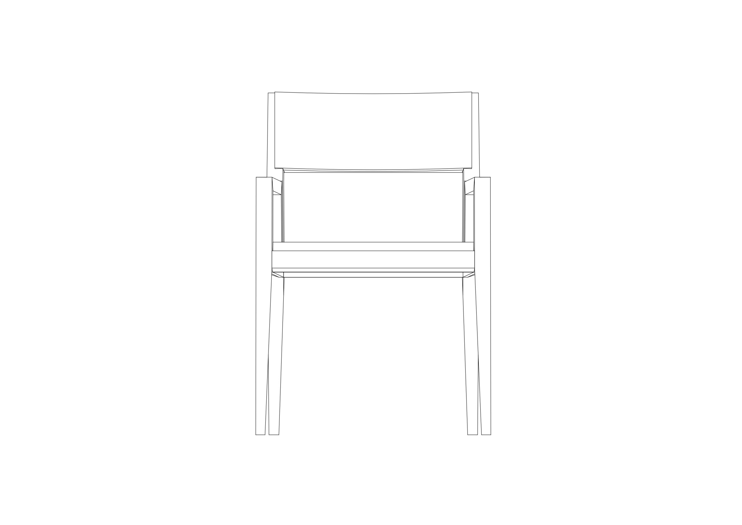 Free Chair Elevation CAD Block – DWG, DXF, PDF Format