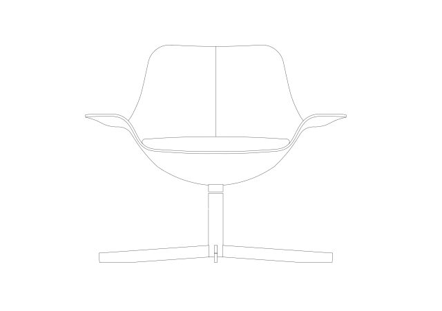 Free Chair Elevation CAD Block – DWG, DXF, PDF Format