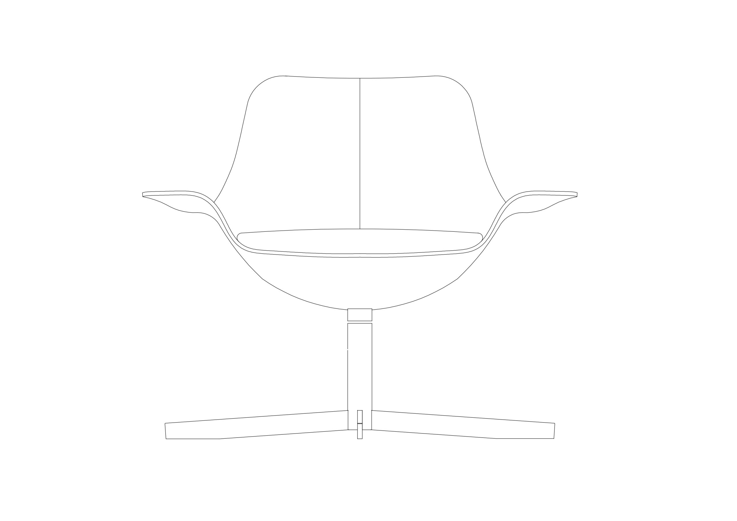 Free Chair Elevation CAD Block – DWG, DXF, PDF Format