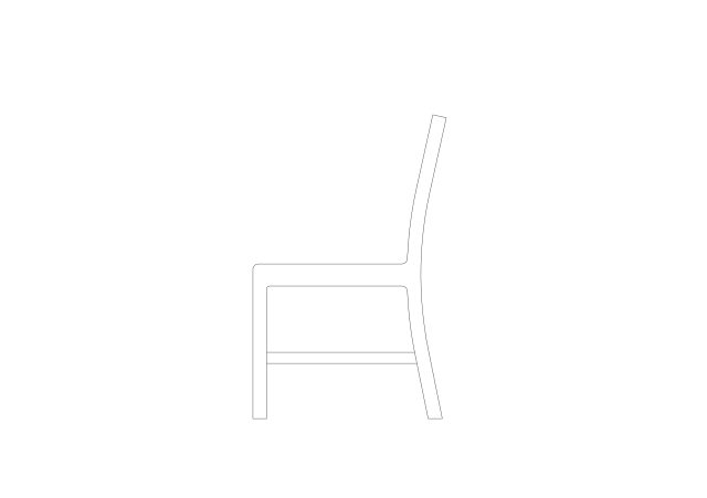 Free Chair Elevation CAD Block – DWG, DXF, PDF Format