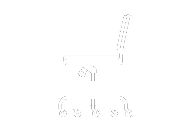 Free Chair Elevation CAD Block – DWG, DXF, PDF Format