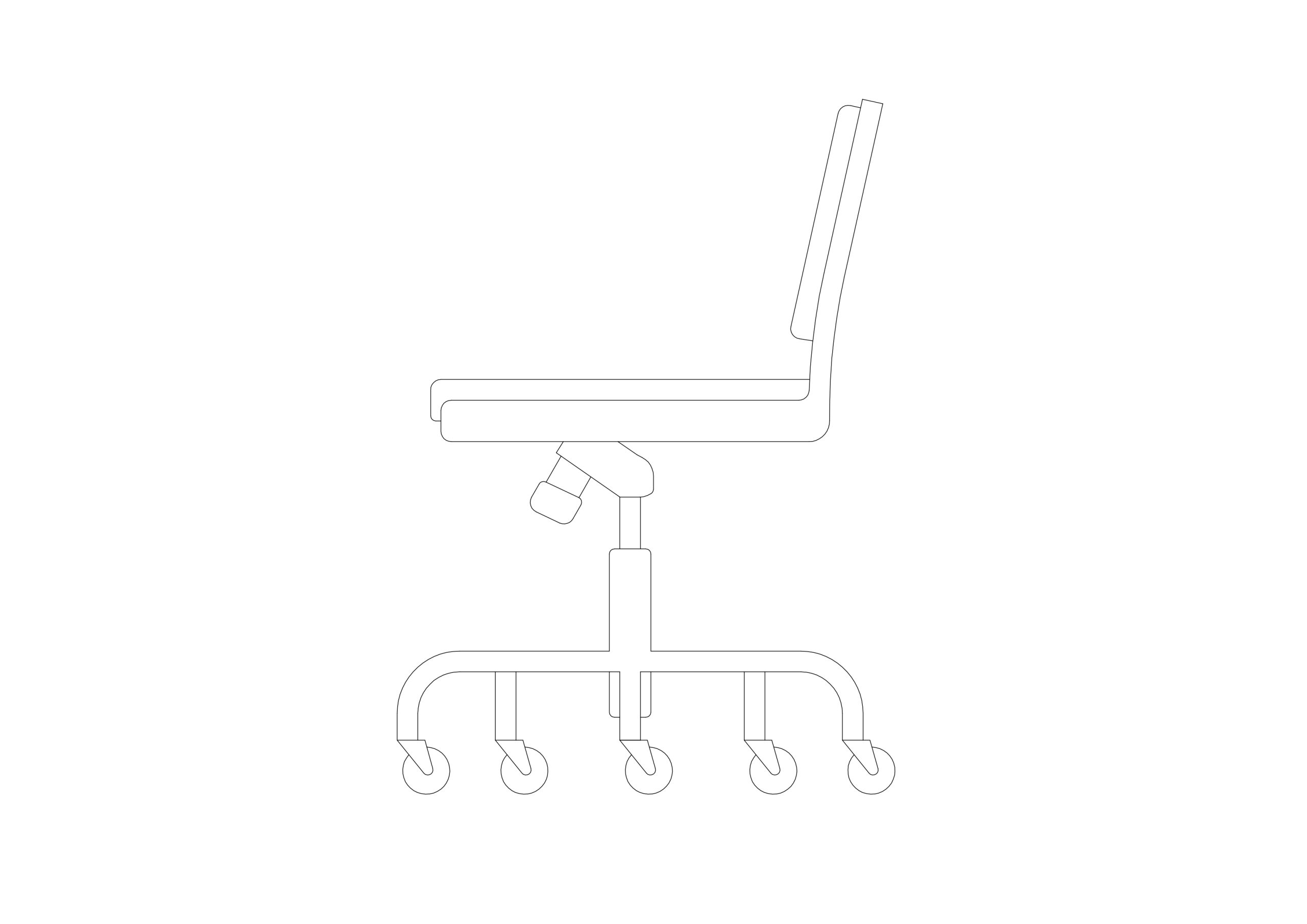 Free Chair Elevation CAD Block – DWG, DXF, PDF Format