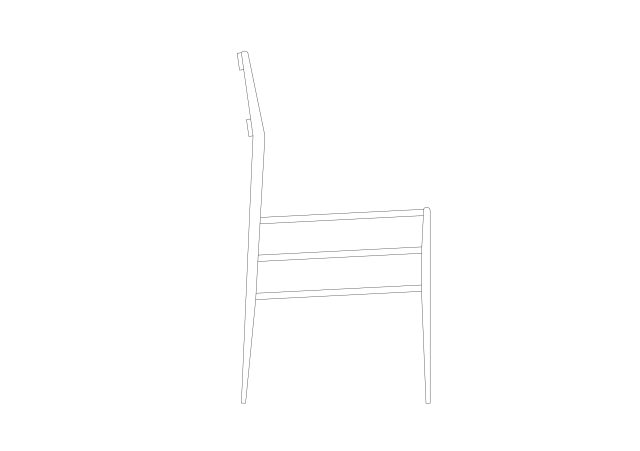 Free Chair Elevation CAD Block – DWG, DXF, PDF Format