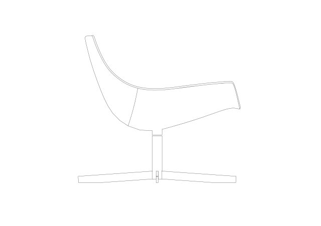 Free Chair Elevation CAD Block – DWG, DXF, PDF Format