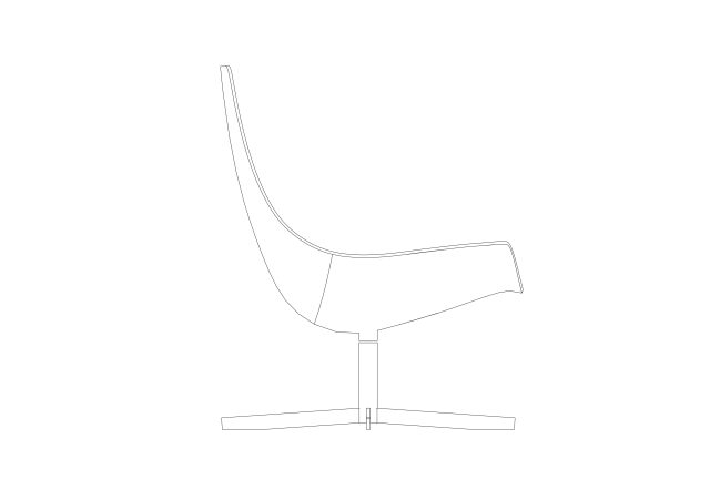 Free Chair Elevation CAD Block – DWG, DXF, PDF Format