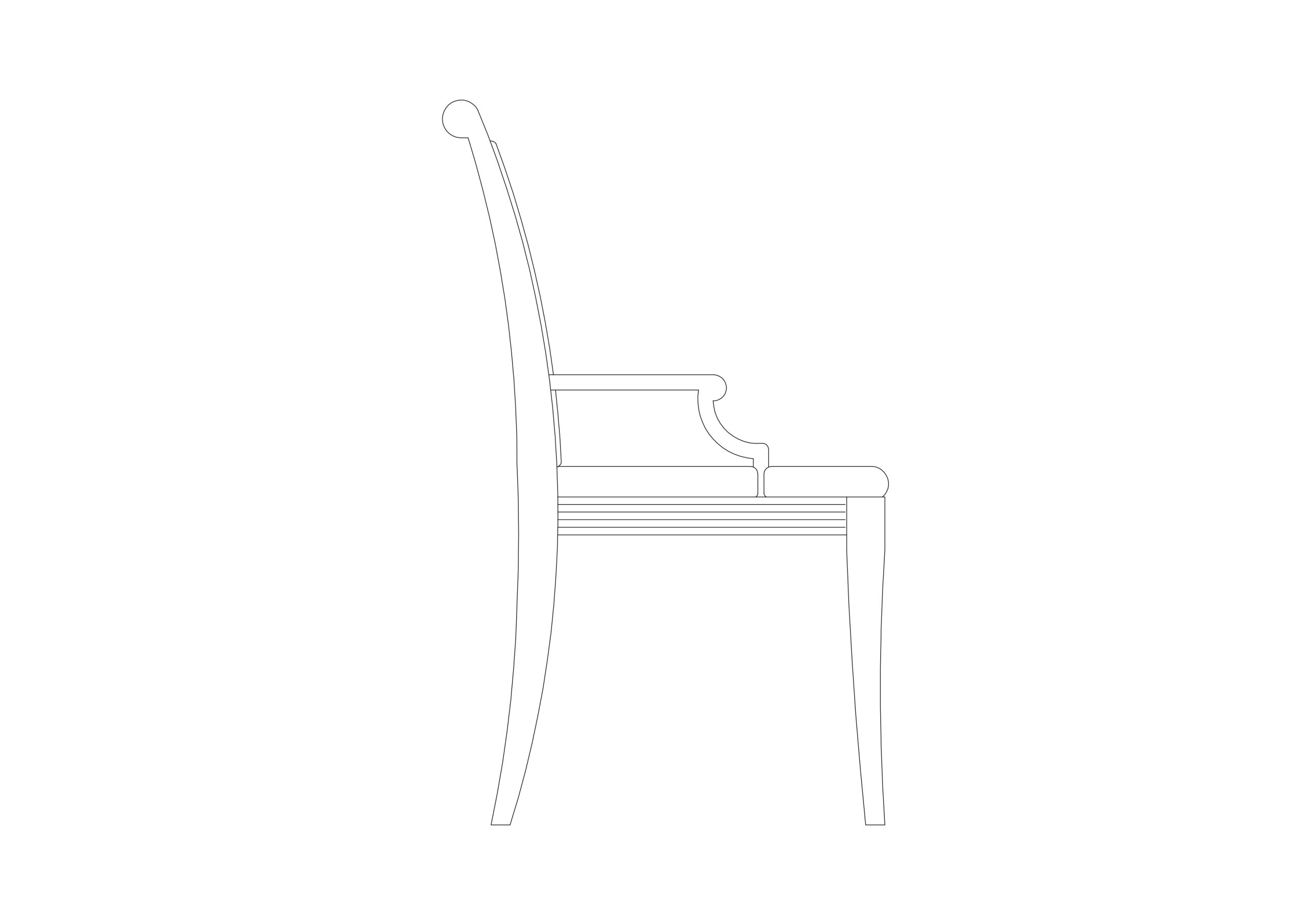 Free Chair Elevation CAD Block – DWG, DXF, PDF Format