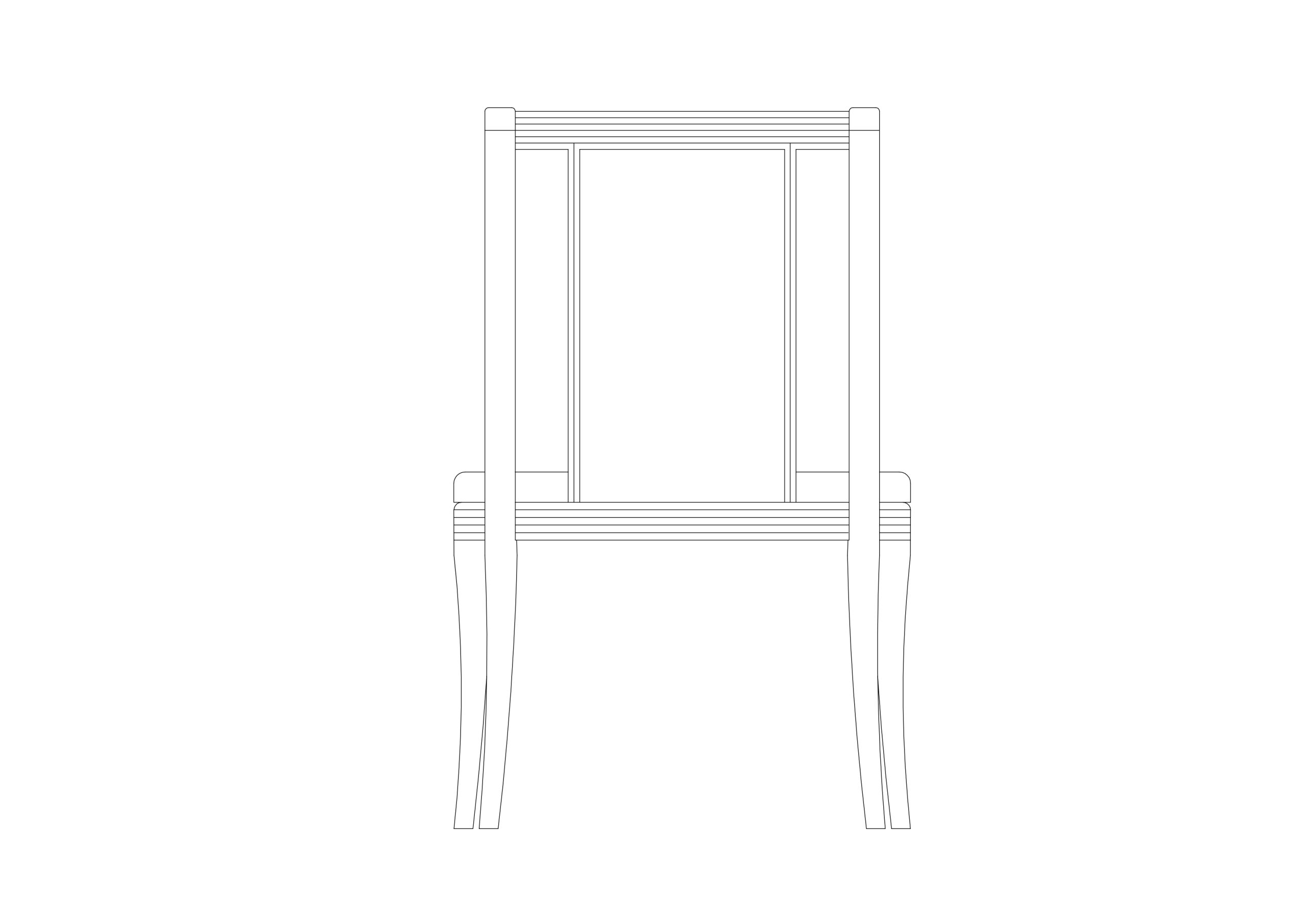 Free Chair Elevation CAD Block – DWG, DXF, PDF Format