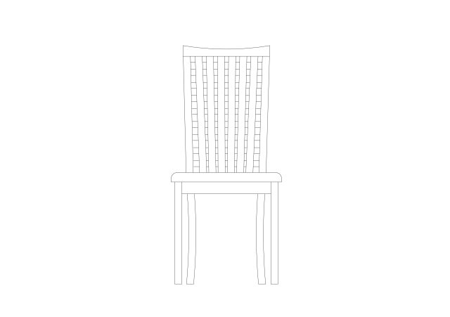Free Chair Elevation CAD Block – DWG, DXF, PDF Format