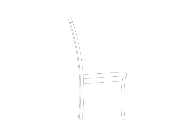 Free Chair Elevation CAD Block – DWG, DXF, PDF Format