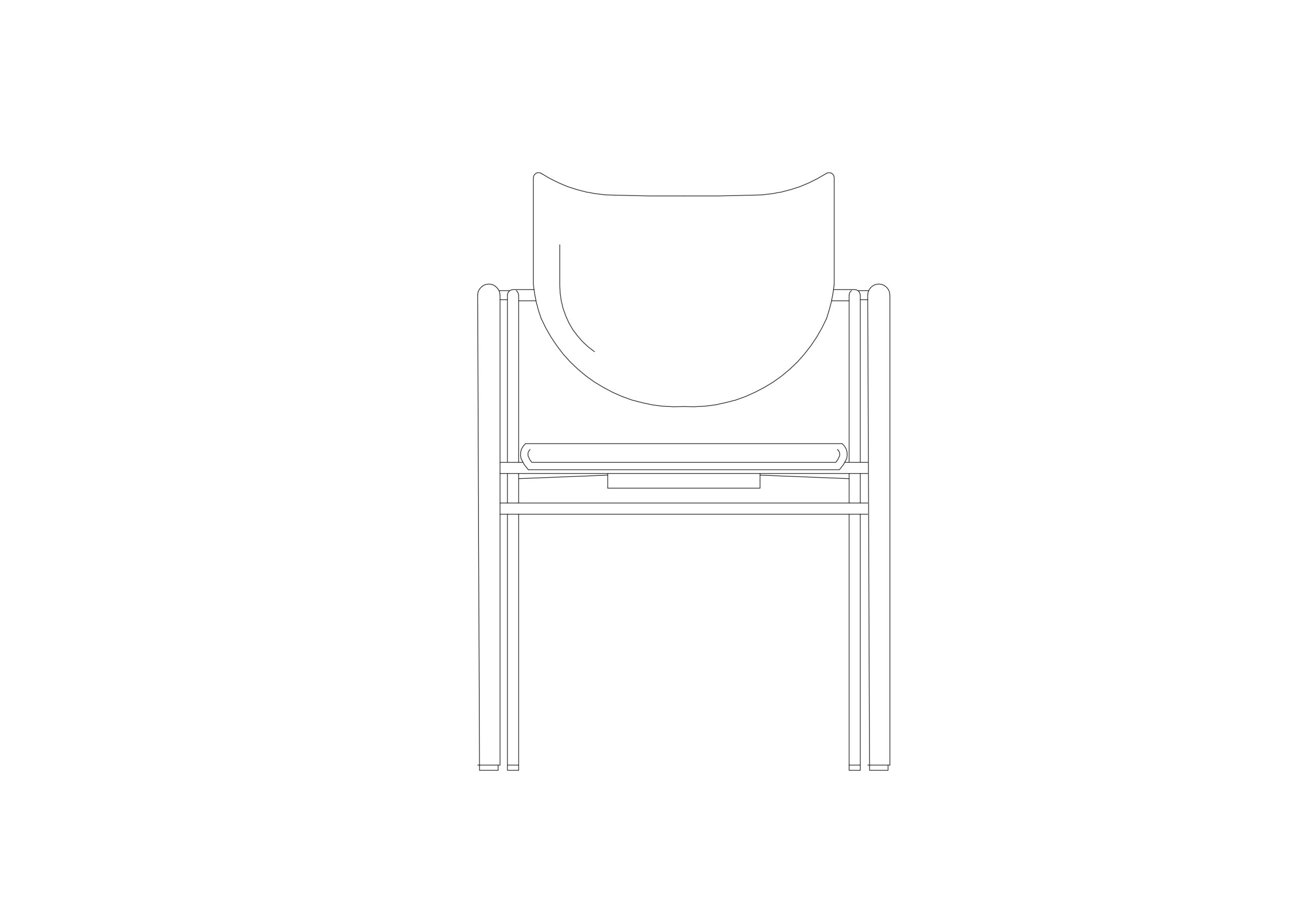 Free Chair Elevation CAD Block – DWG, DXF, PDF Format