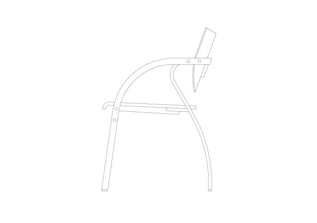 Free Chair Elevation CAD Block – DWG, DXF, PDF Format