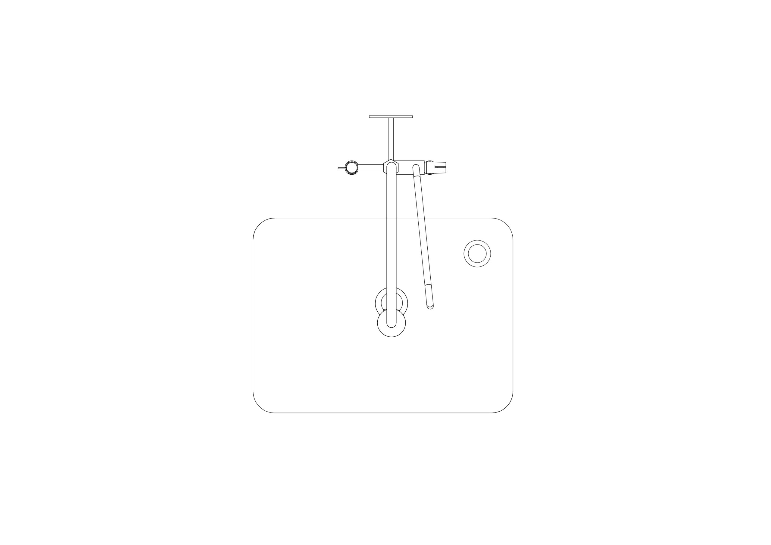 Free Kitchen Sink Top View CAD Block – DWG, DXF, PDF Format