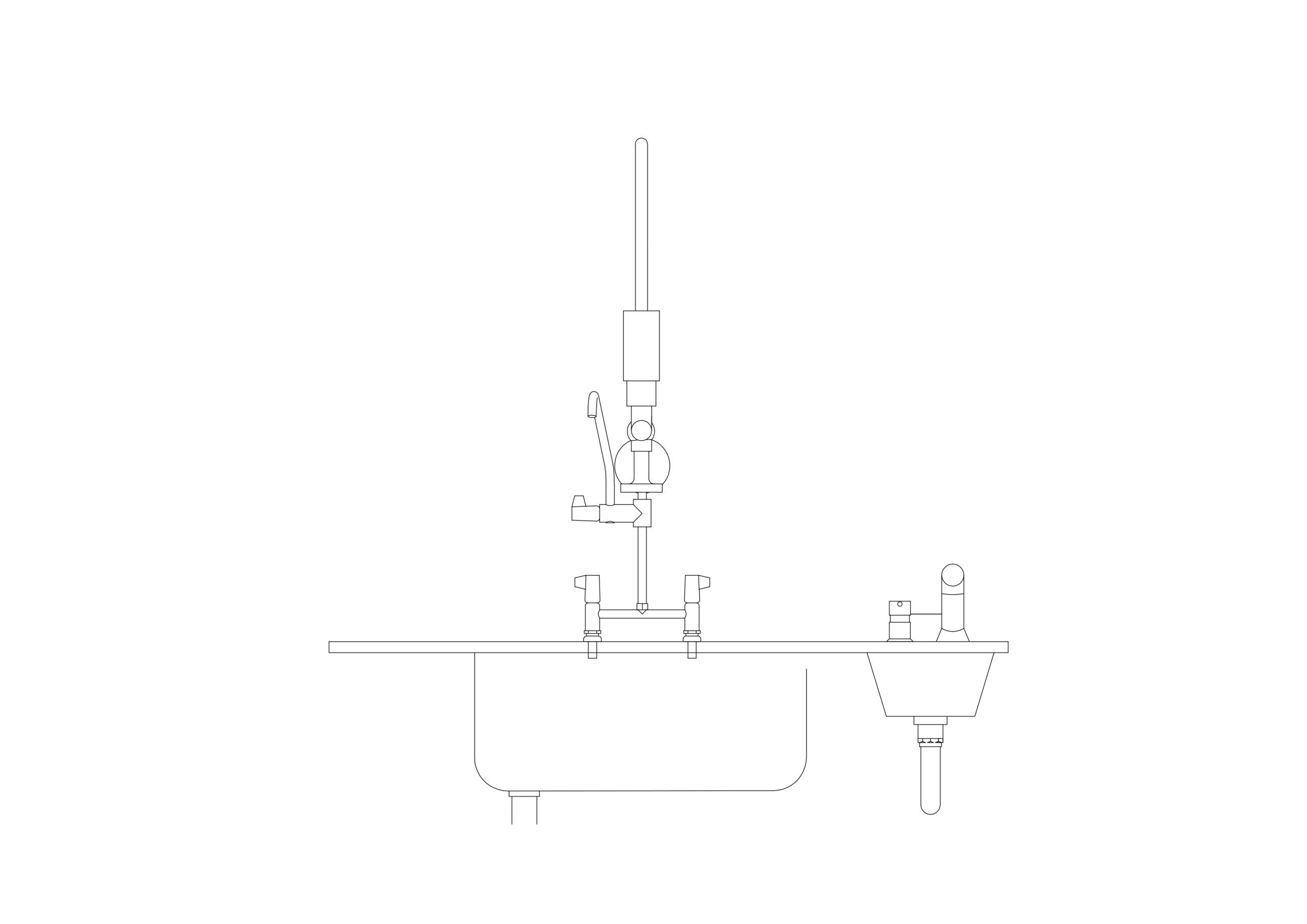 Free Kitchen Sink Elevation CAD Block – DWG, DXF, PDF Format