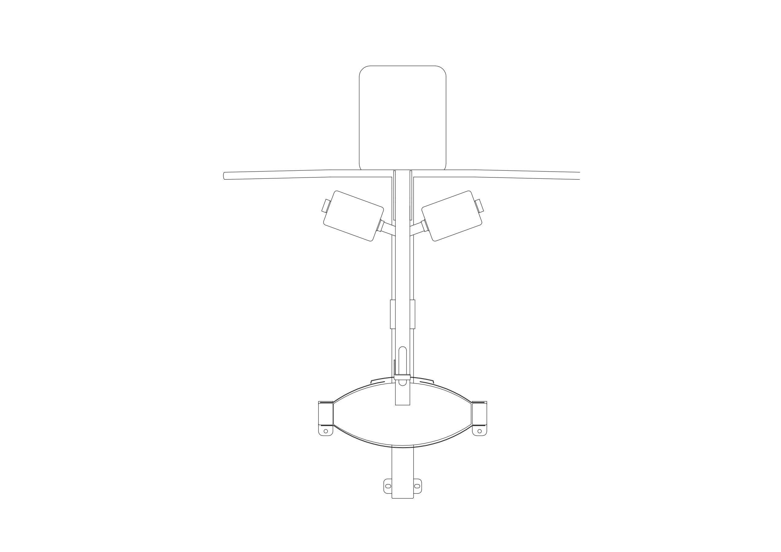 Free Gym Equipment Top View CAD Block – DWG, DXF, PDF Format