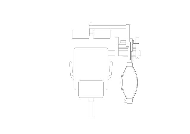 Free Gym Equipment Top View CAD Block – DWG, DXF, PDF Format