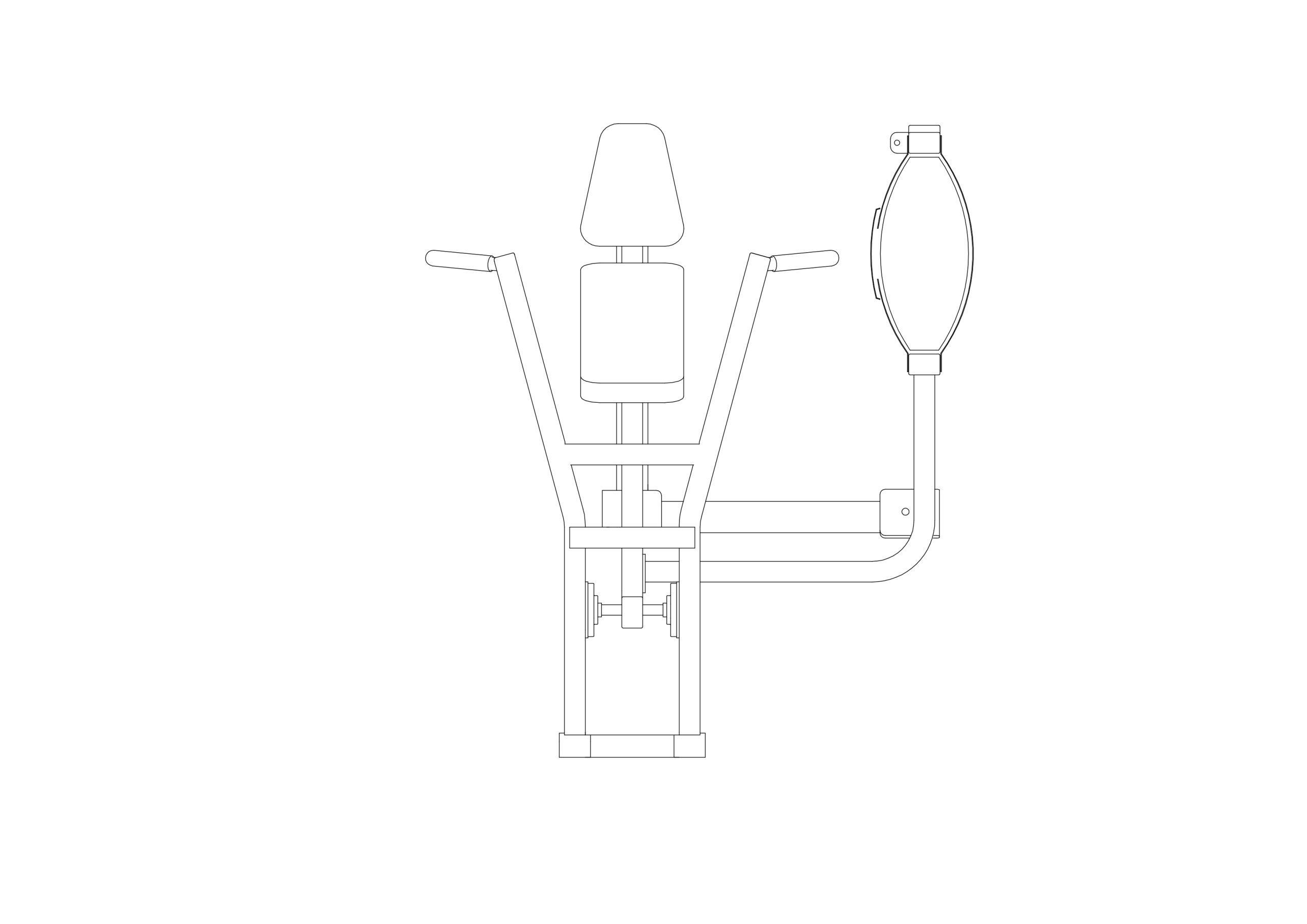 Free Gym Equipment Top View CAD Block – DWG, DXF, PDF Format