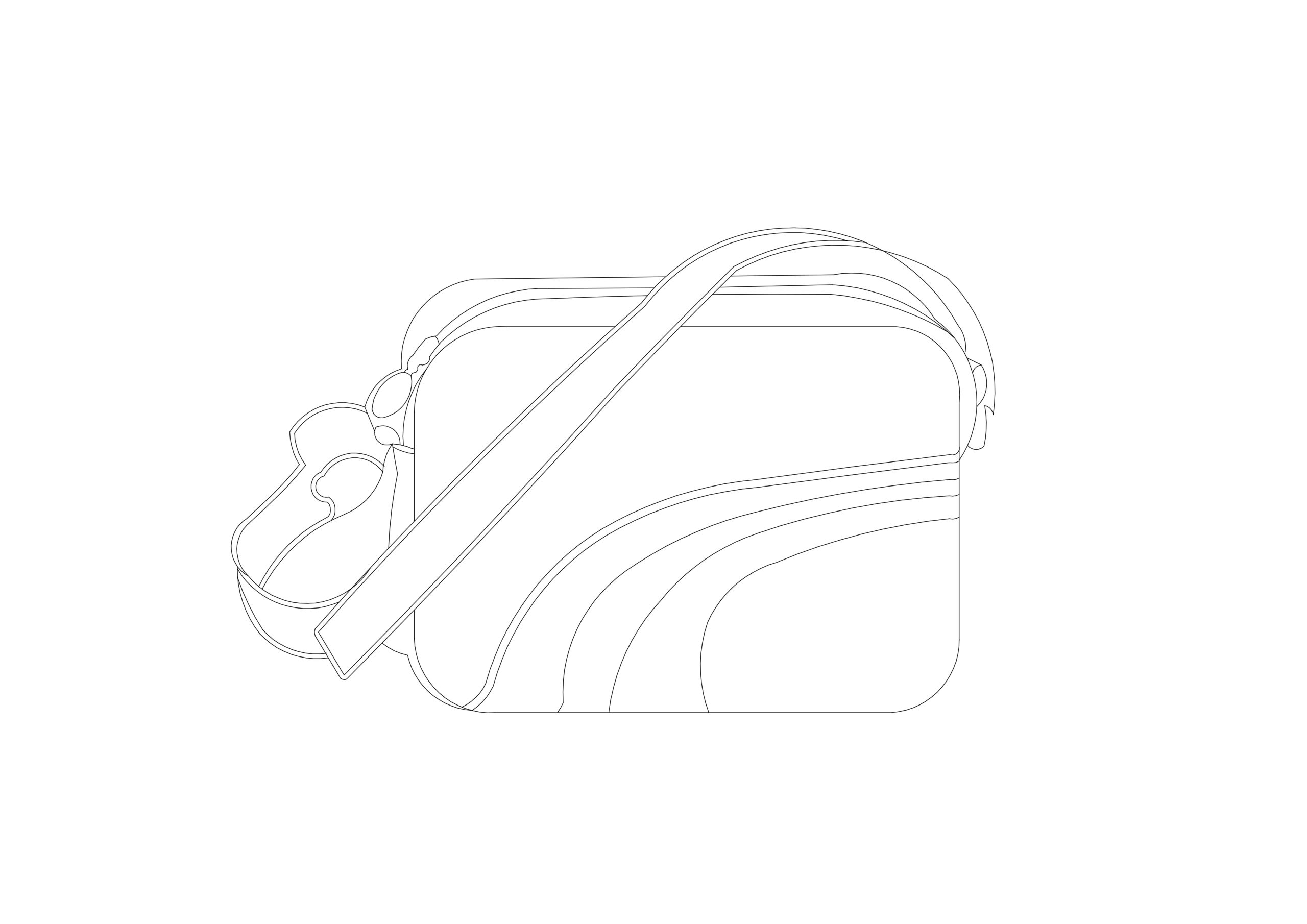 Free Purse CAD Block – DWG, DXF, PDF Format