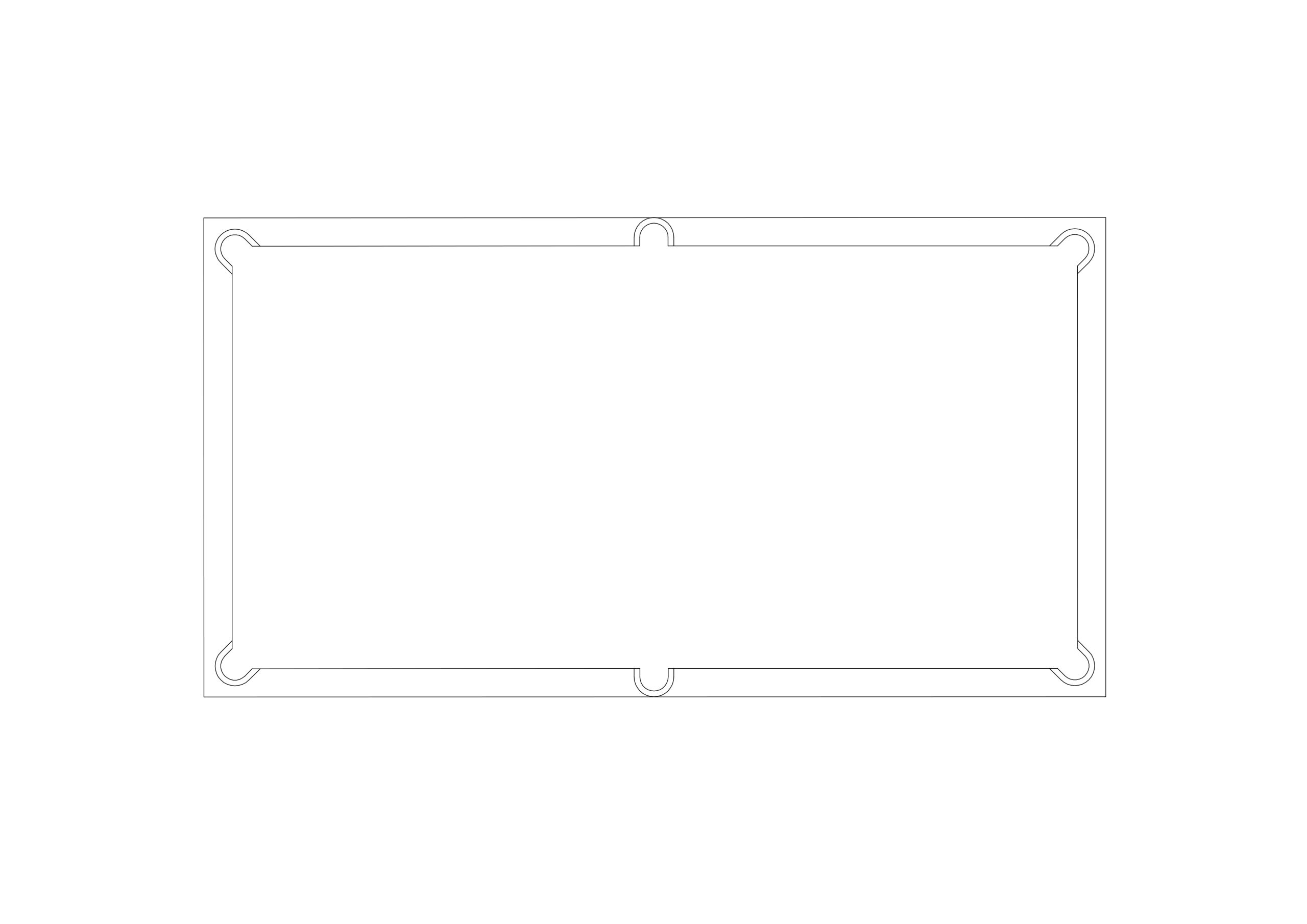 Free Pool Table CAD Block – Top View Plan