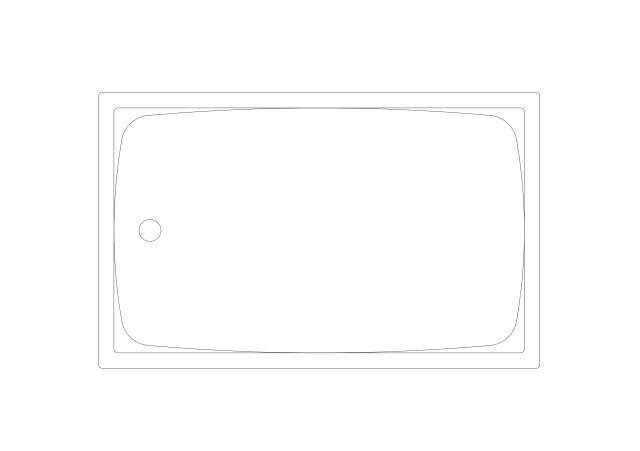 Free Rectangular Shower Tray CAD Block – Large Format