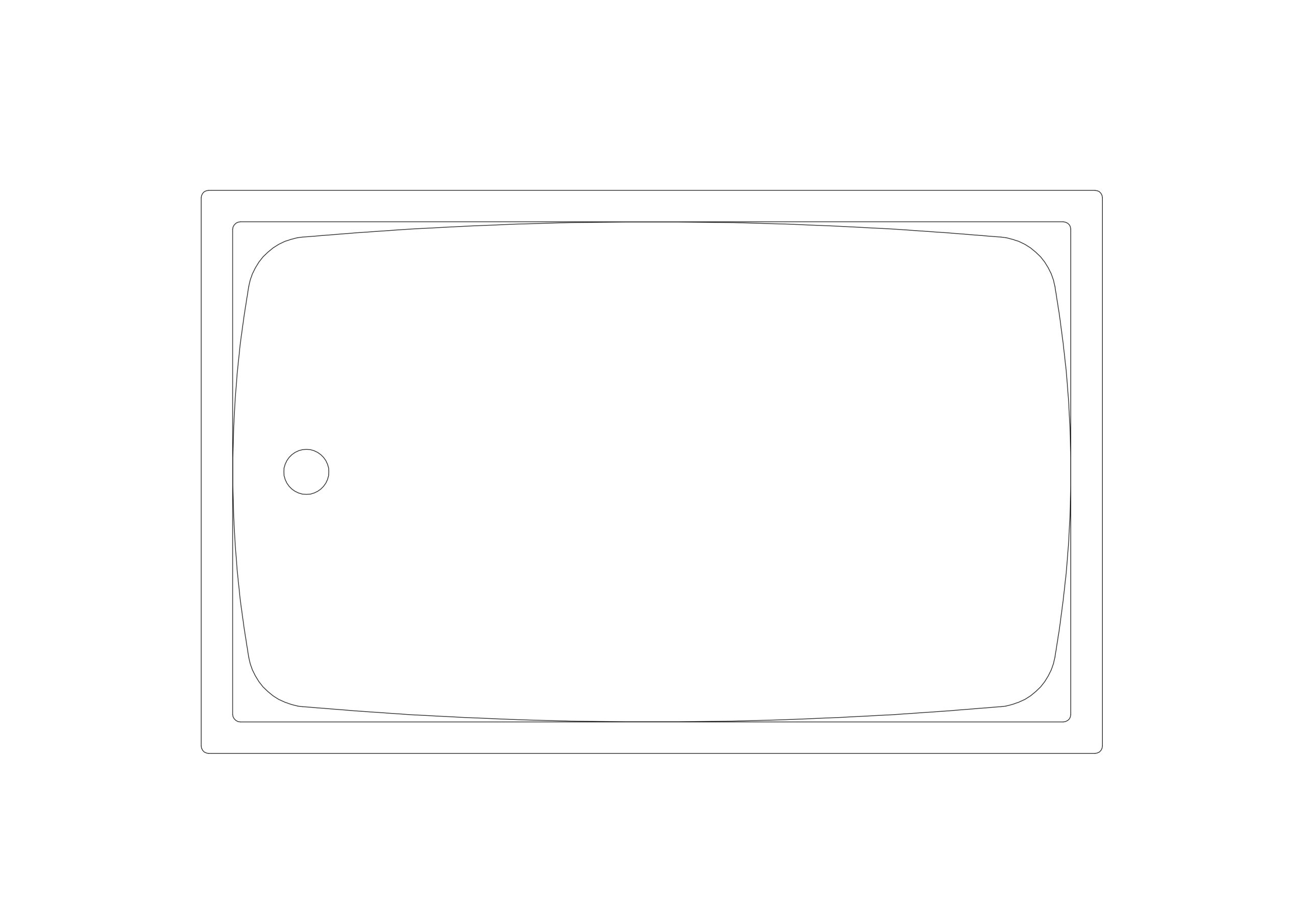 Free Rectangular Shower Tray CAD Block – Large Format